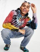 Ripndip Tie-dye Rubber Logo Hoodie In Multi