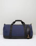 Mi-pac Canvas Tumbled Carryall In Navy & Black - Navy