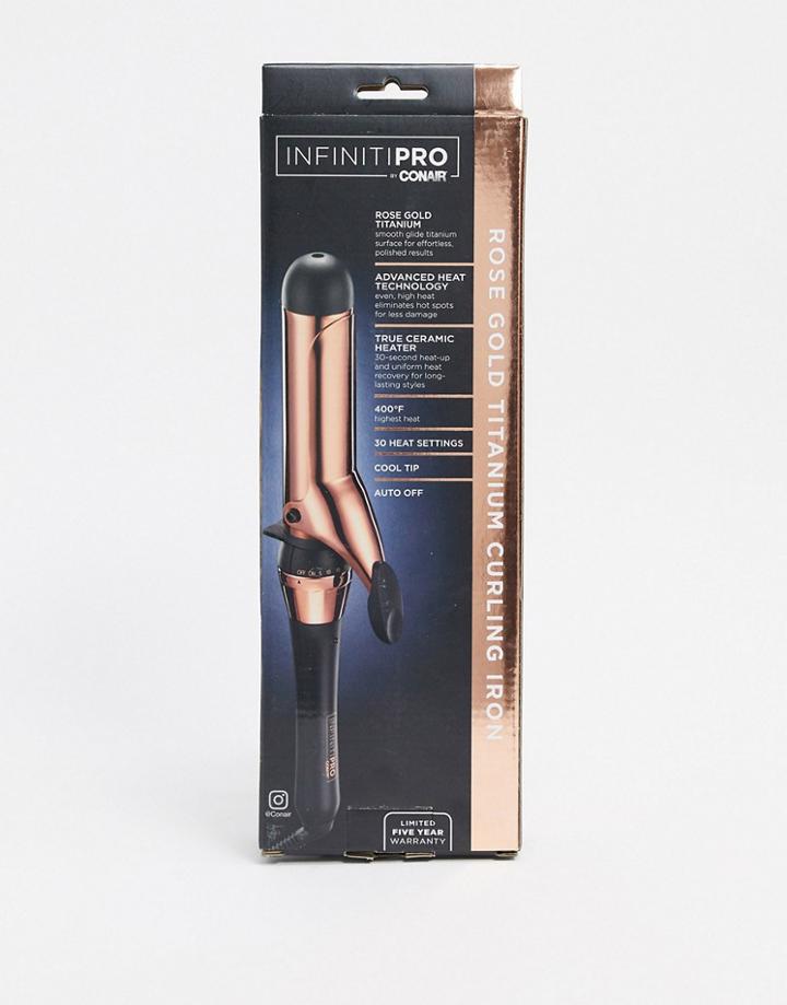Conair Infinitipro Rose Gold Titanium 1.5 Inch Curling Iron-no Color