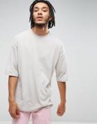 Asos Oversized T-shirt - Gray
