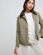 Minkpink Diego Puffer Jacket - Green