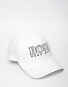 Hugo Boss Logo Baseball Cap - White