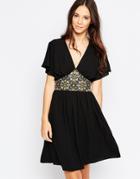 Traffic People Carpet Baggers Lucian Dress With Jacquard Detail