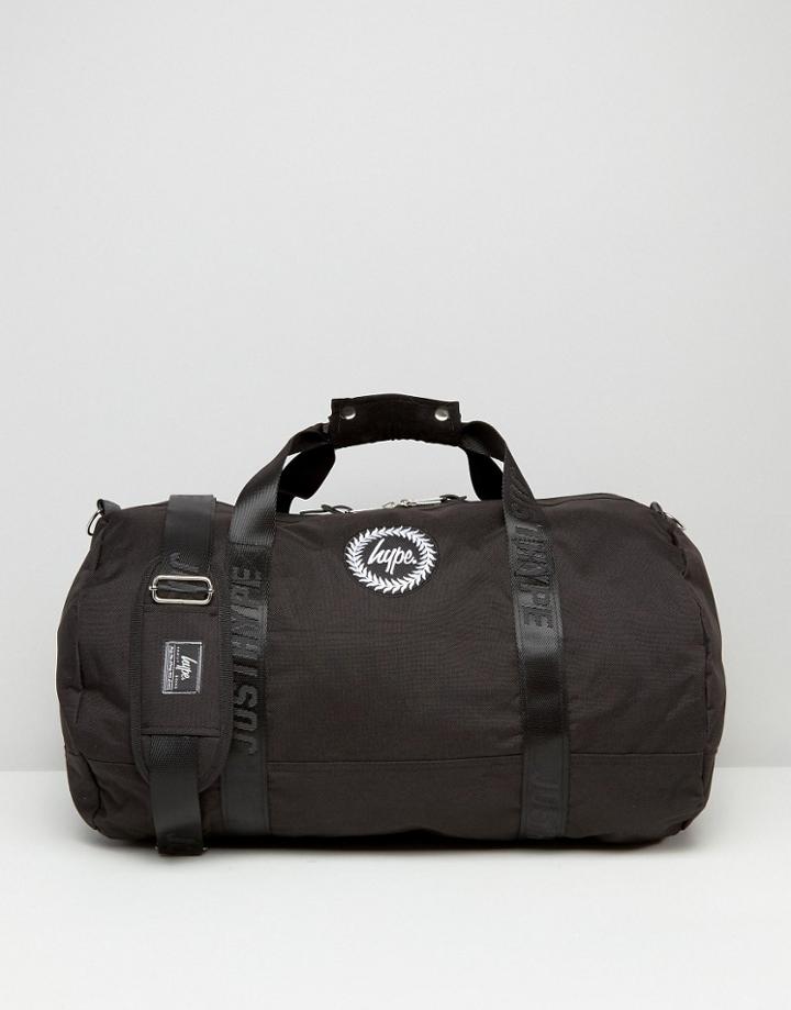 Hype Black Duffle Bag - Black