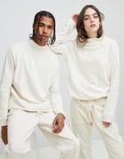Seeker Dolman Sweatshirt In Organic Cotton - Cream
