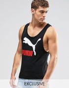 Puma Vintage Tank In Muscle Fit Exclusive To Asos - Black