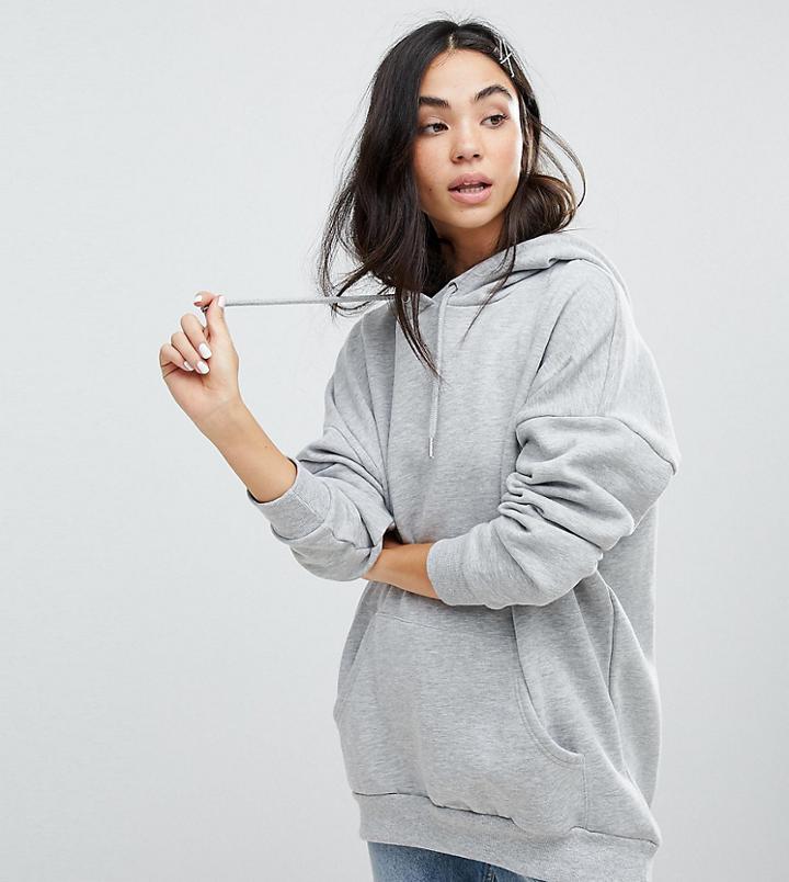 Monki Oversized Hoodie - Gray