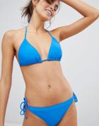 Vero Moda Bikini Bottom With Side Ties - Blue