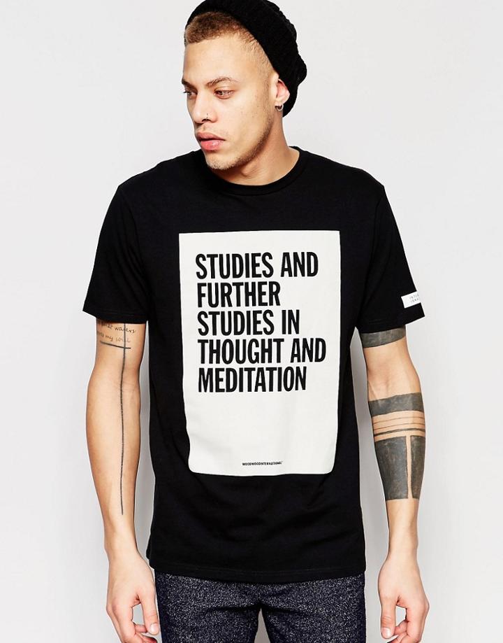 Wood Wood Studies T-shirt - Black