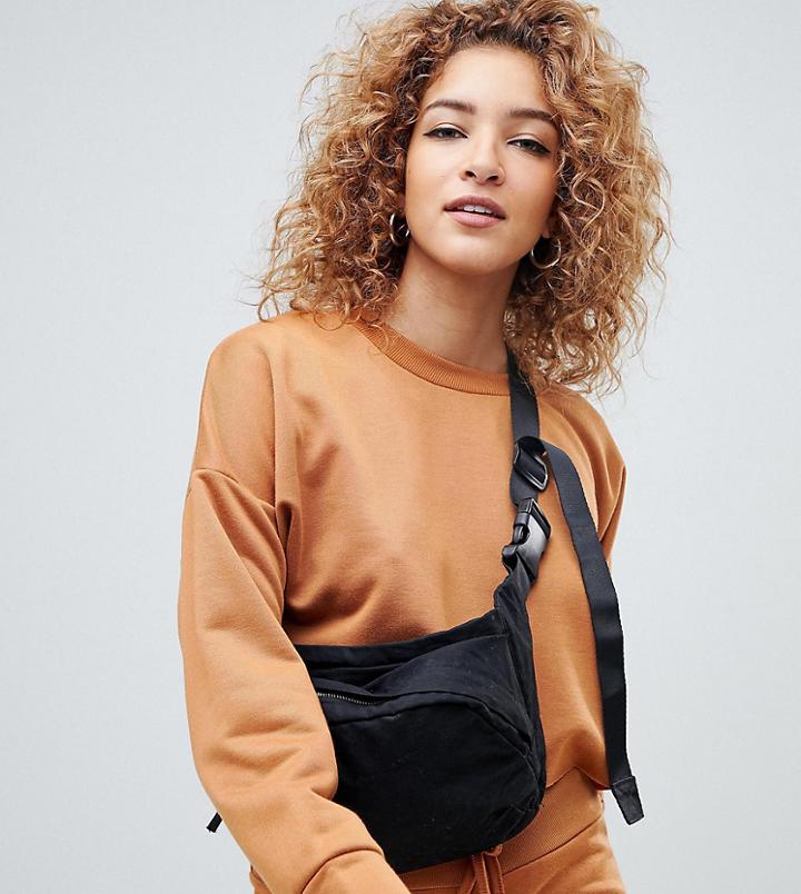 Boohoo Oversized Boxy Sweat In Camel - Brown
