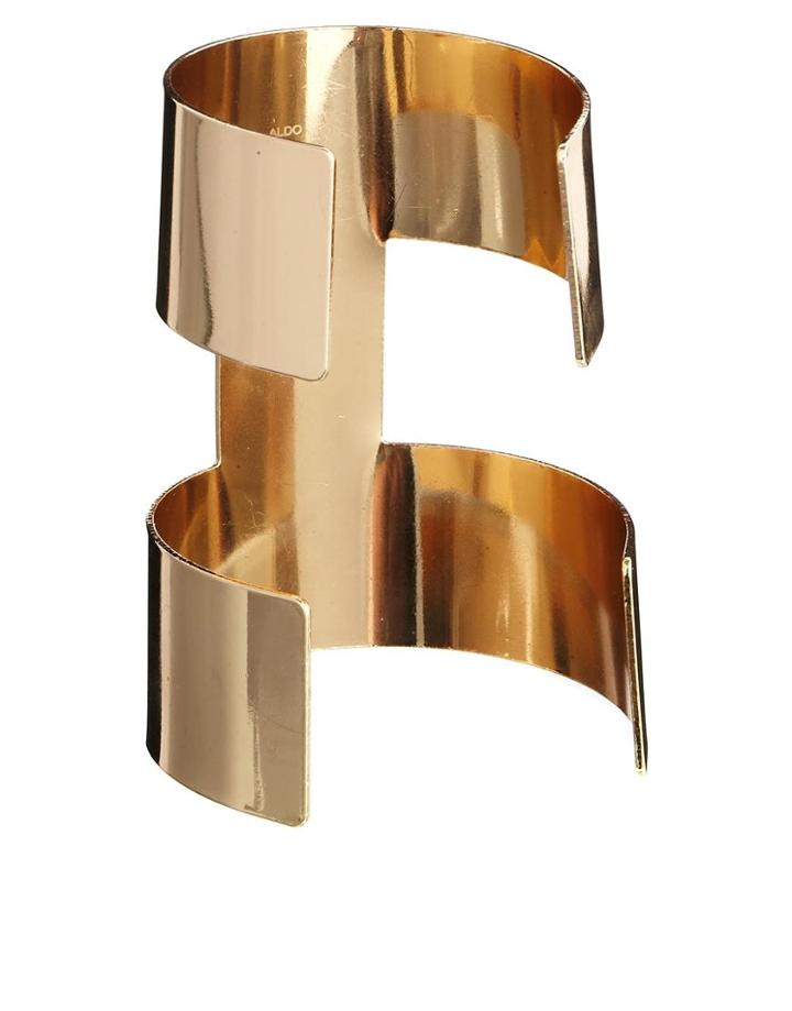 Aldo Villabella Clean Gold Cuff Bracelet