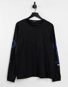 Bolongaro Trevor Double Snake Long Sleeve T-shirt-black