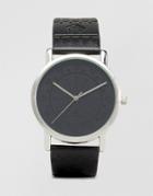 Asos Aztec Watch In Black - Black