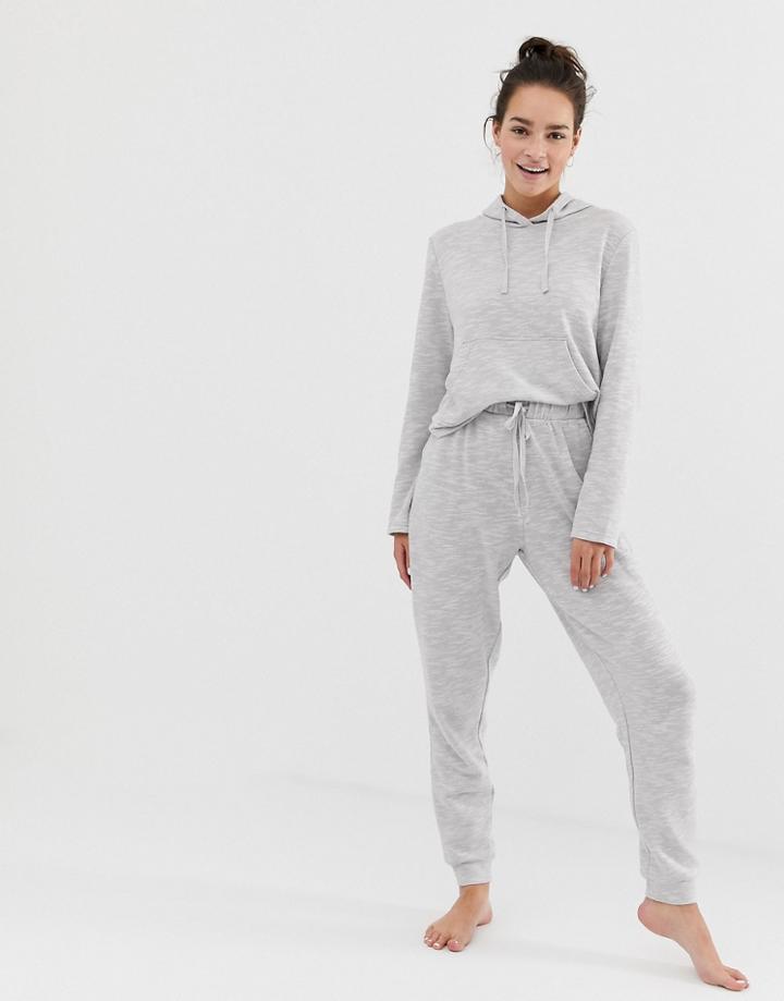 Asos Design Lounge Hoodie & Jogger Set - Gray
