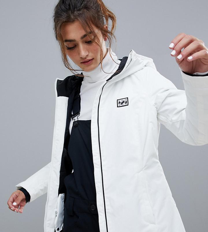 Billabong Sula Ski Jacket In White - White
