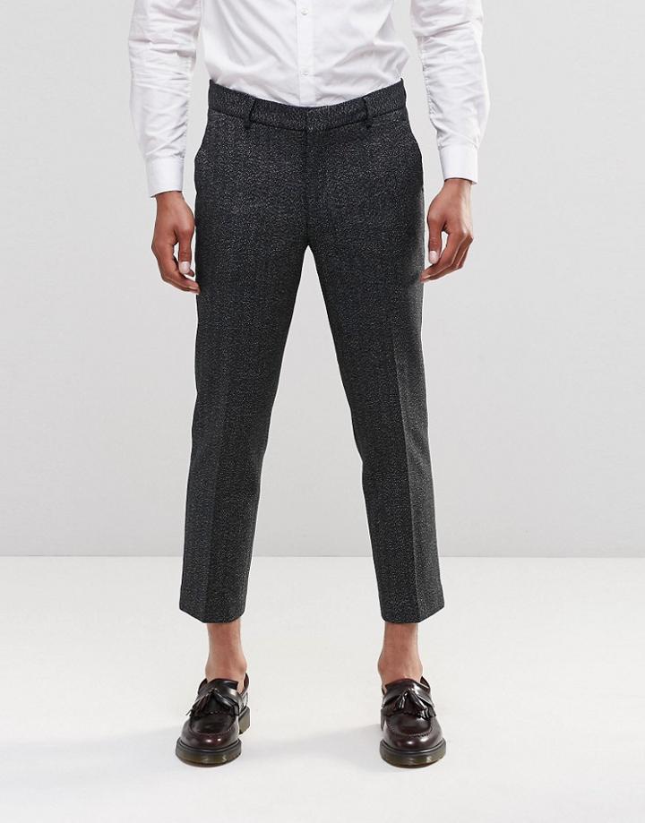 Farah Berkley Crop Lined Trousers - Black