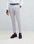 French Connection Slim Fit Wedding Suit Pants-stone