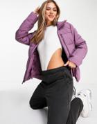 The North Face Heavenly Down Ski Jacket In Purple