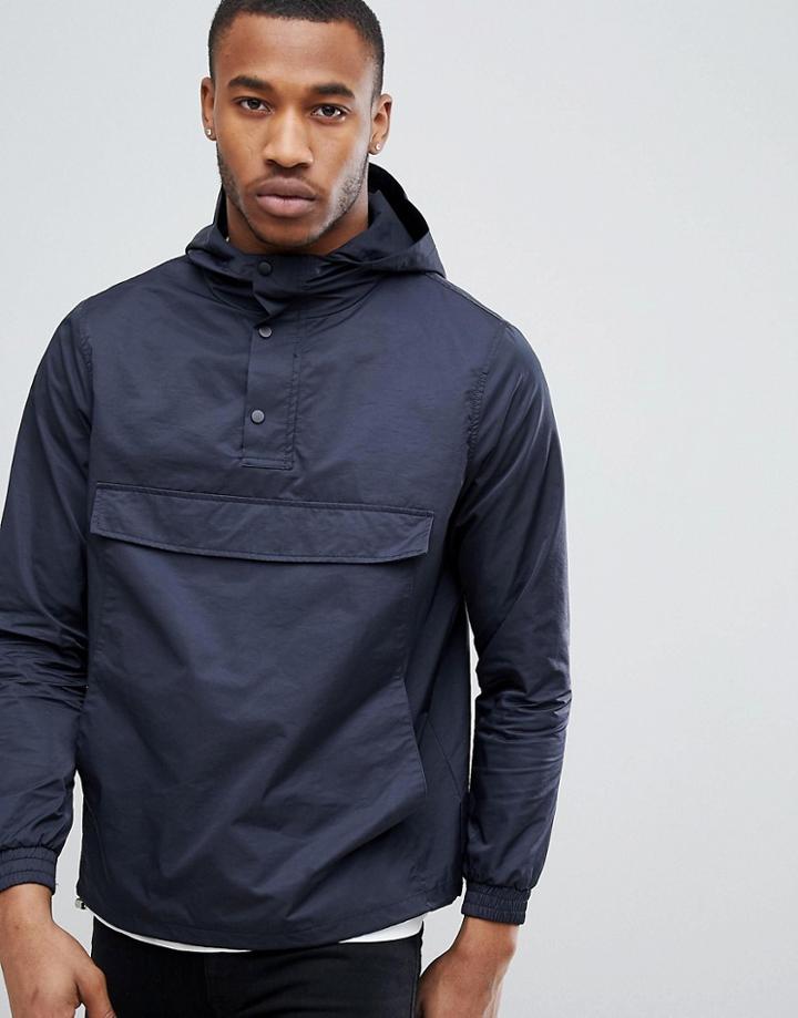 New Look Overhead Jacket In Navy - Navy