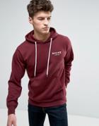 Nicce London Hoodie In Red With Chest Logo - Red