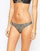 Zulu & Zephyr Nalu Bikini Bottom - Brown Multi