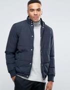 New Look Quilted Jacket In Navy - Navy