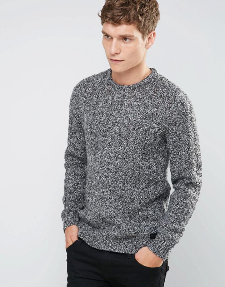 Wrangler Gray Sweater - Black