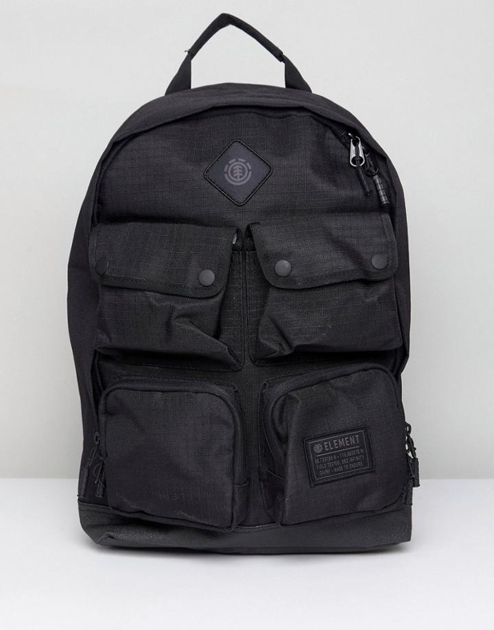 Element Beyond Pocket Backpack In Black - Black