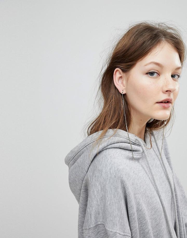 Weekday Chain Drop Earrings - Gold