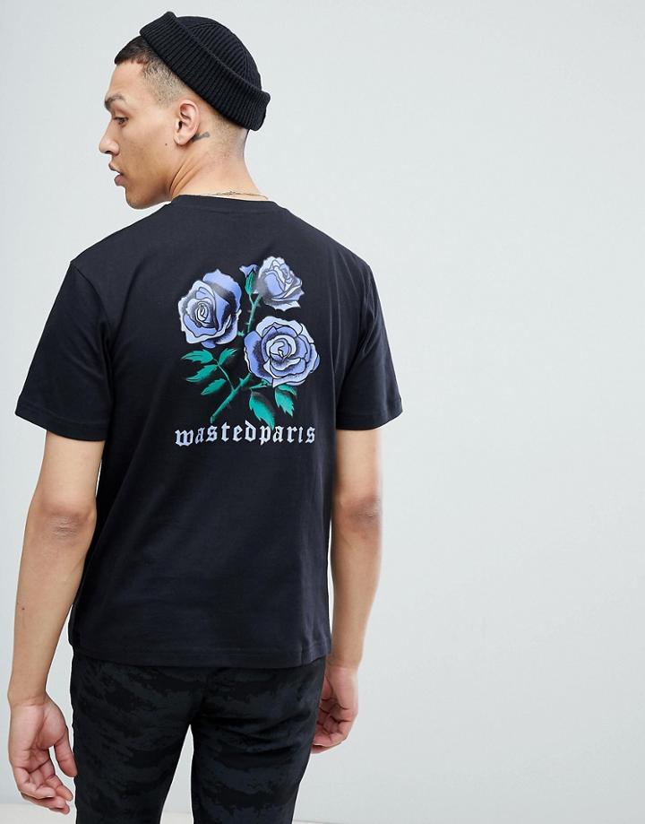 Wasted Paris Amore T-shirt In Black - Black