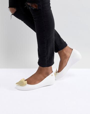 Vivienne Westwood For Melissa Ultragirl Heart Ballerina - Beige