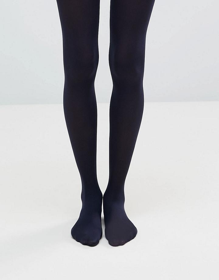 Jonathan Aston 40 Navy Blue Denier Tights - Navy