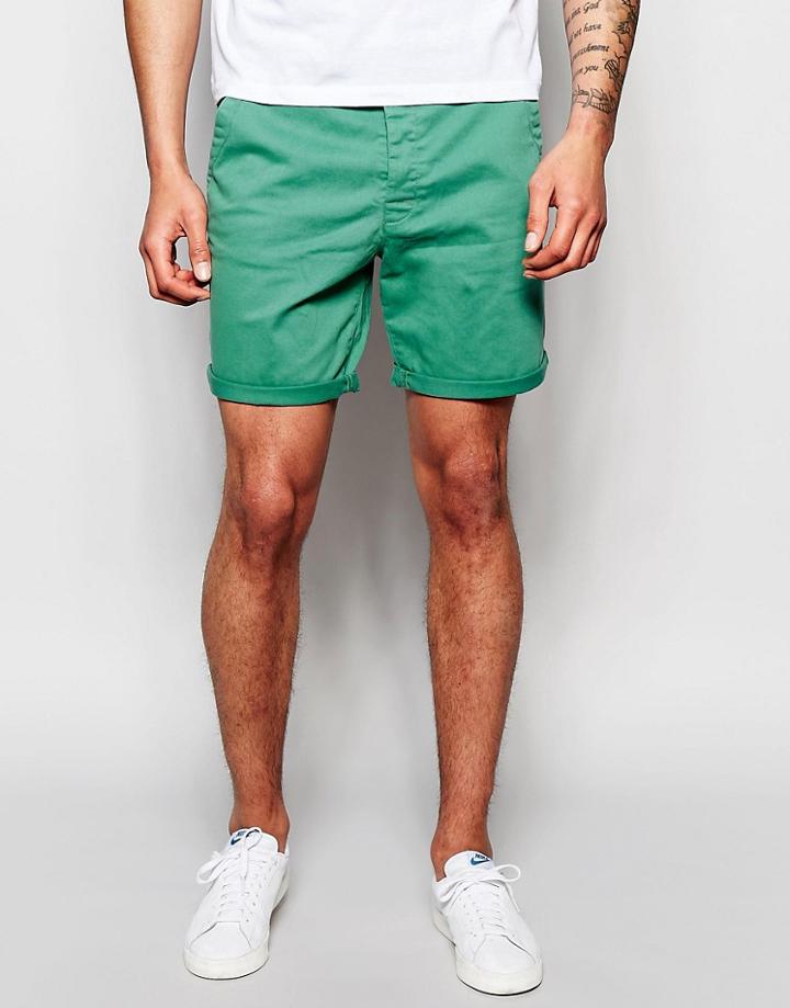 Only & Sons Chino Shorts - Green