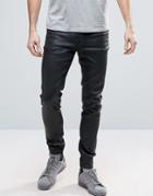 Cheap Monday Him Spray Jean Coated Black Shine - Black