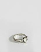 Fiorelli Silver Plated Bagette Ring - Silver