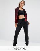 Asos Tall Basic Joggers With Tie - Black
