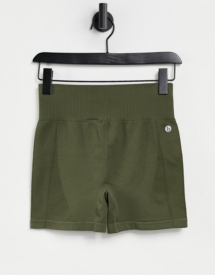 Cotton: On Coordinating Chevron Rib Shorts In Green