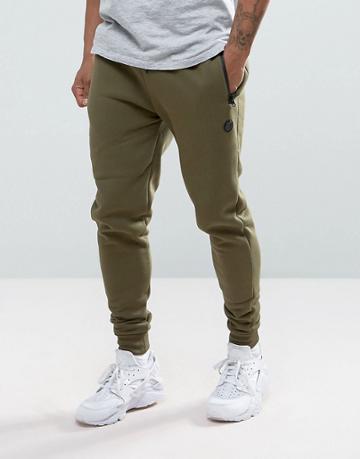 Intense Joggers In Khaki Skinny Fit - Green