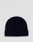 Glen Lossie Cashmere Beanie - Navy