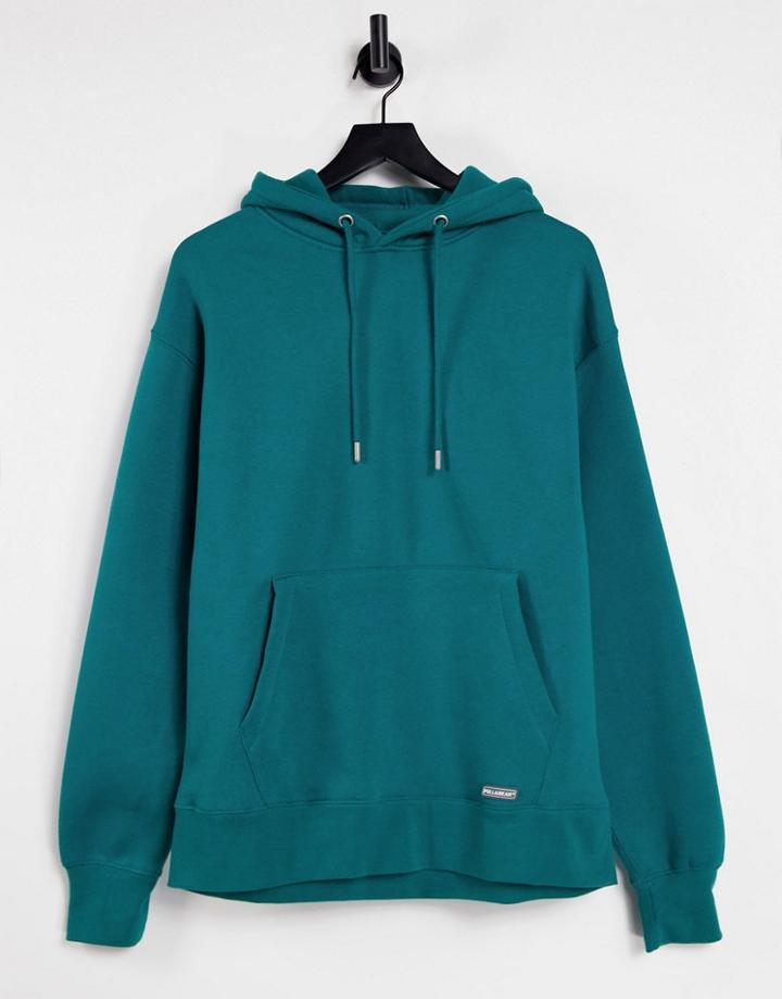 Pull & Bear Hoodie In Green