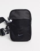 Nike Advance Crossbody Bag In Triple Black