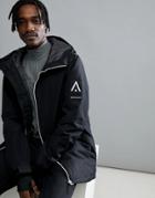 Wear Color Stride Snow Jacket In Black - Black