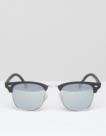 Toyshades Half Frame Sunglasses With Mirror Lens