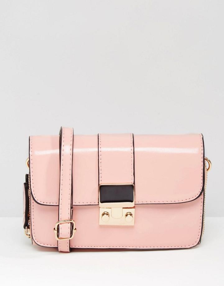 Liquorish Mini Bag 3 Compartment Bag - Pink