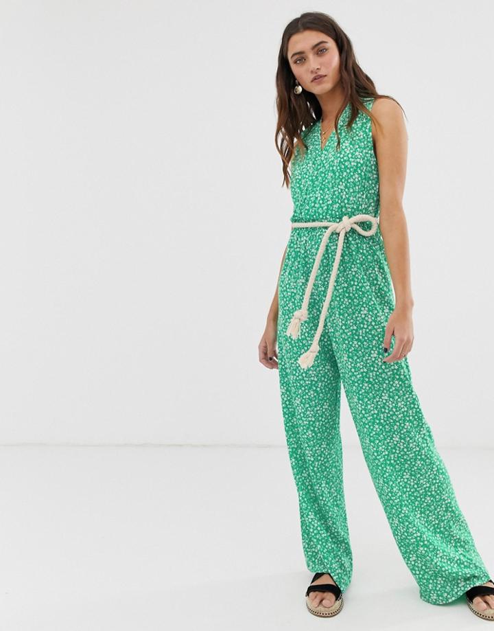 Only Wrap Floral Jumpsuit - Multi