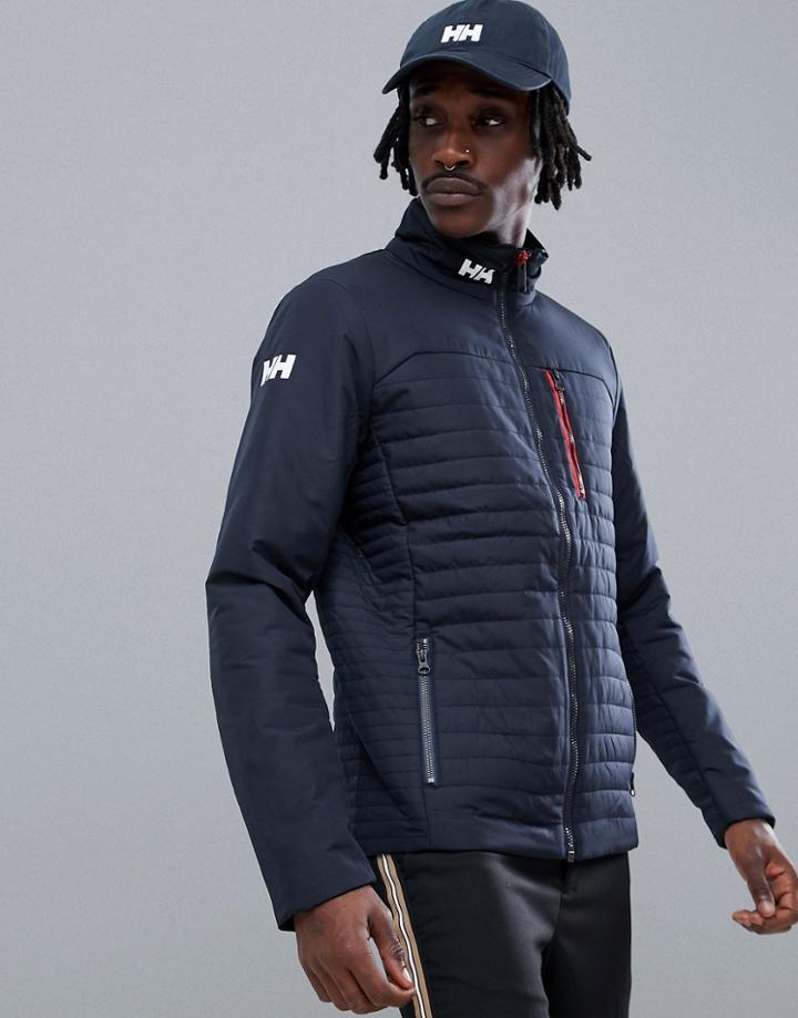 Helly Hansen Crew Neck Insulator Jacket In Navy - Navy