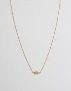 Orelia Leaf Necklace - Gold