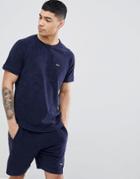 Nicce London T-shirt In Towelling - Navy