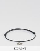 Reclaimed Vintage Silver Charm Anklet - Silver