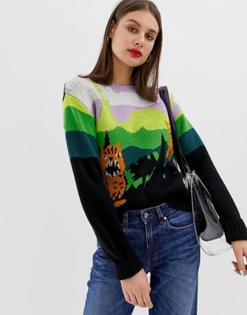 Tiger Of Sweden Jeans Fantasi Knitted Sweater-multi